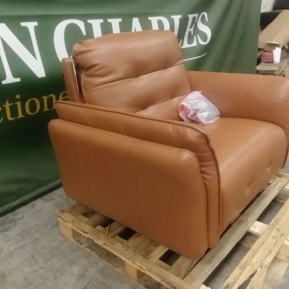 QUALITY DESIGNER ITALIAN MADE BOLZANO POWER RECLINER LEATHER ARMCHAIR