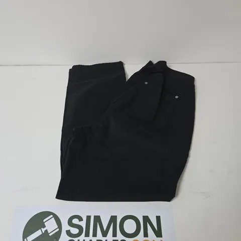 BONPRIX PULL ON TROUSERS BLACK SIZE 22
