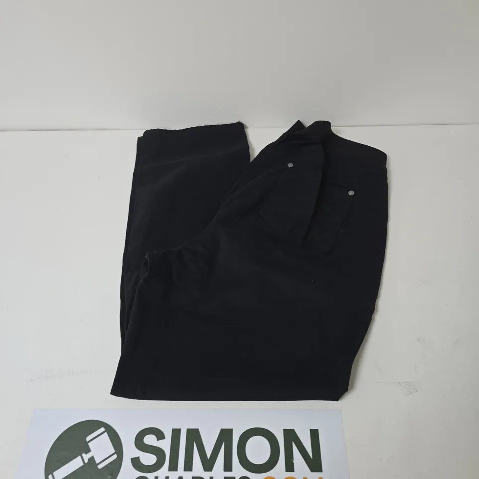 BONPRIX PULL ON TROUSERS BLACK SIZE 22