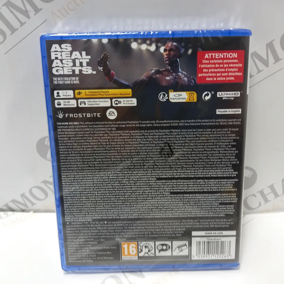 BOXED AND SEALED UFC 5 (PS5)