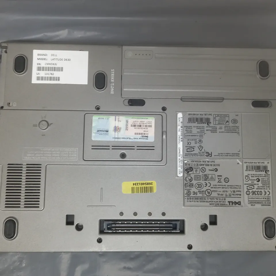 DELL LATITUDE D630 14 INCH	CORE 2 DUO T7250 2.00GHZ
