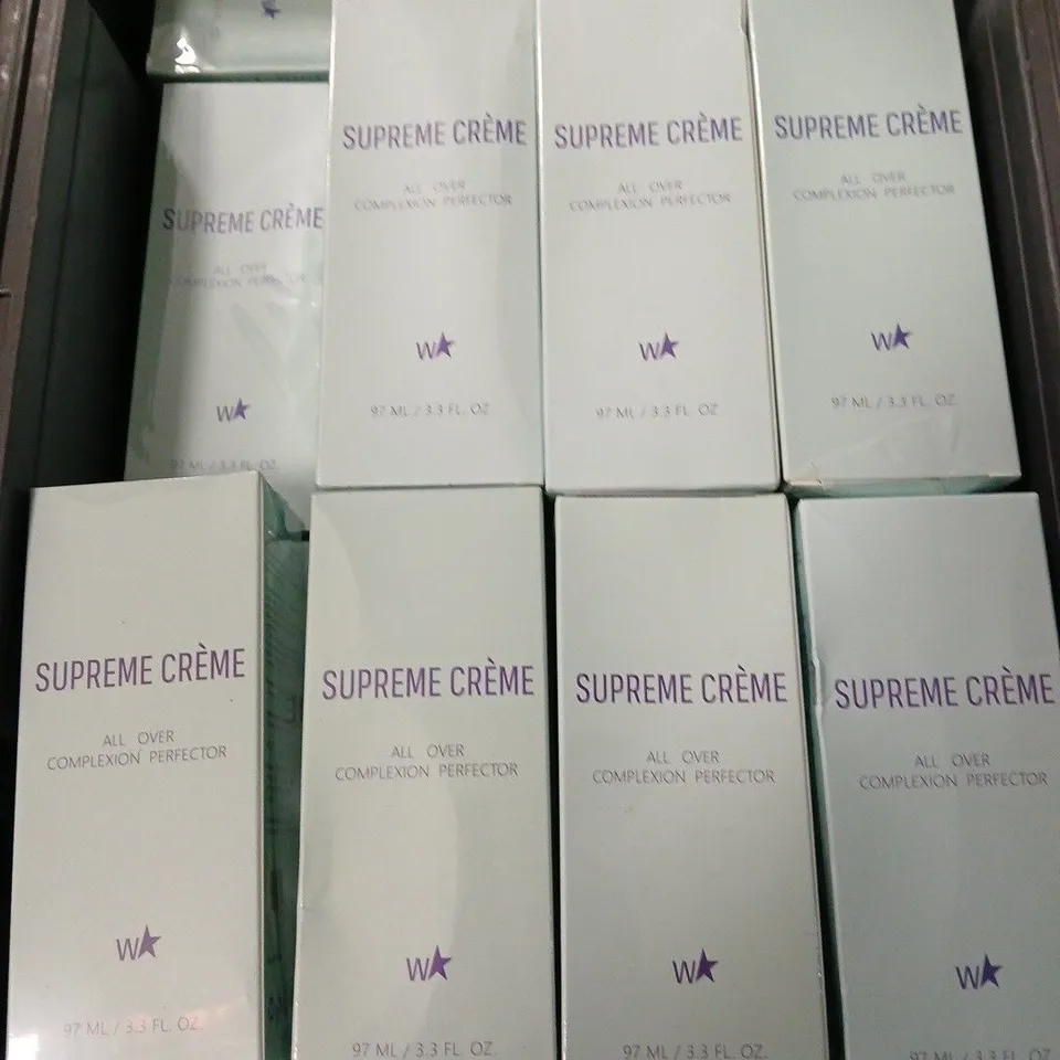 APPROXIMATELY 30 SUPREME CREME ALL OVER COMPLEXION PERFECTORS 