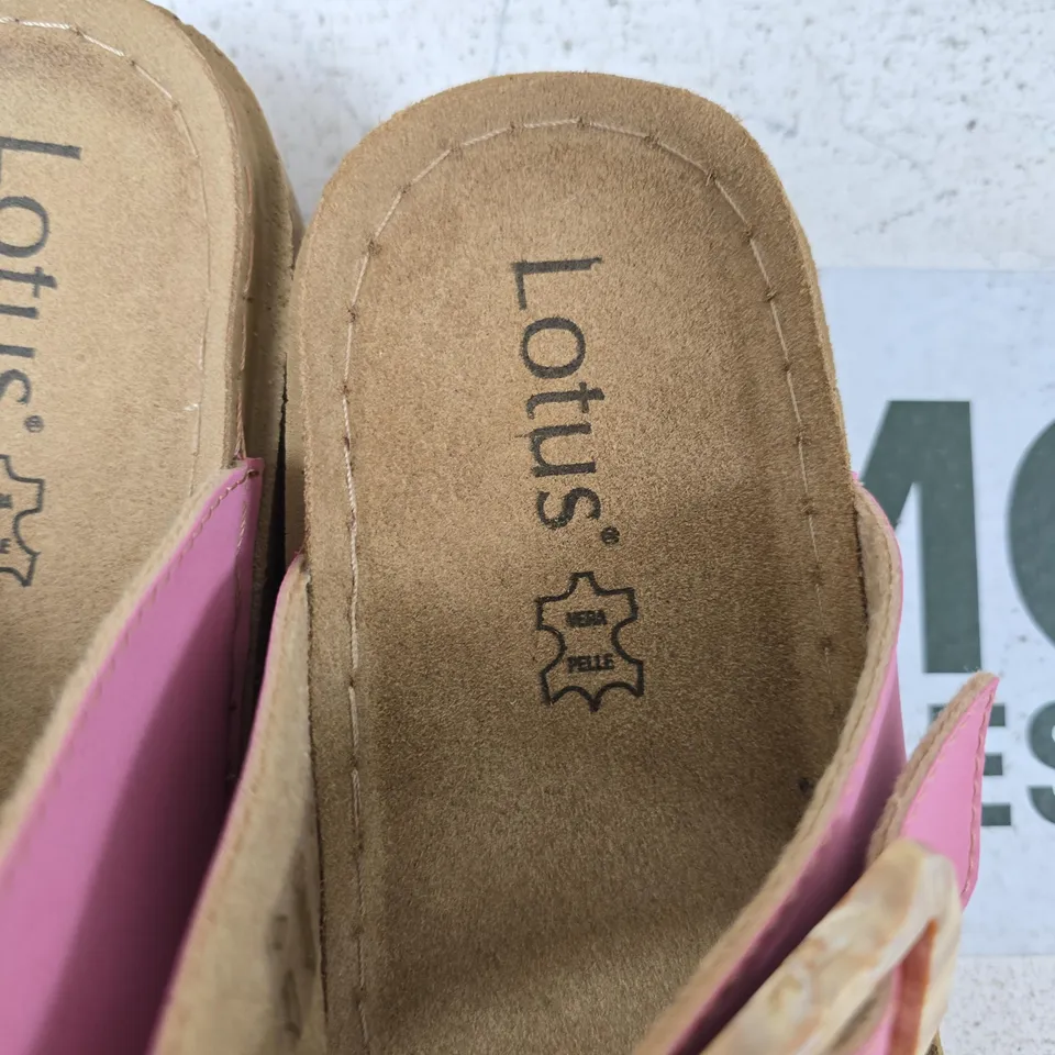 LOTUS PINK SANDALS, WOMEN'S – BUCKLE STRAPS, WITH BOX UK 7
