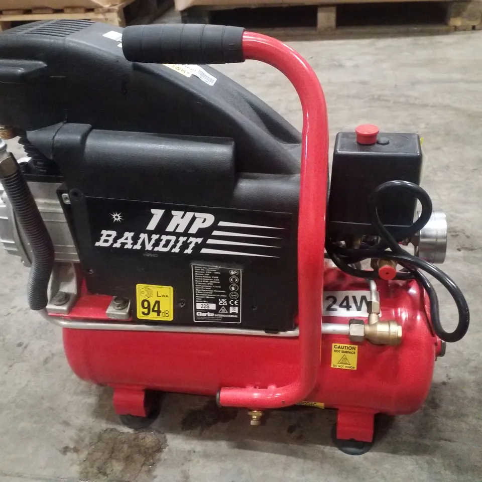 CLARKE BANDIT V 4.2CFM 8 LITRE 1HP AIR COMPRESSOR (230V)