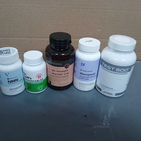 APPROXIMATELY 27 ASSORTED HEALTH & FITNESS SUPPLEMENTS – MAGNESIUM GLYCINATE, COLLAGEN, GLUCOSAMINE, MENOPAUSE, PROBIOTIC, GABA 