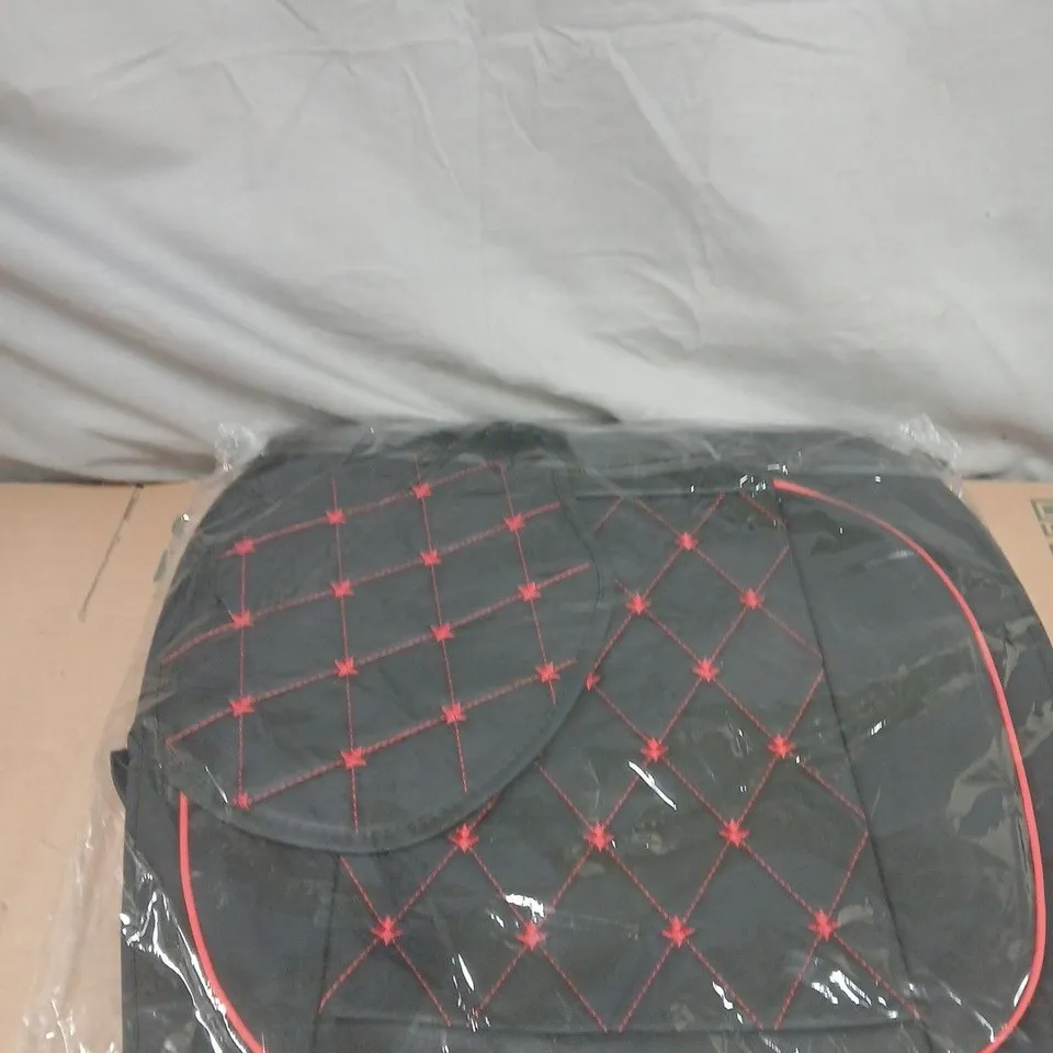 CAR SEAT COVER RED AND BLACK