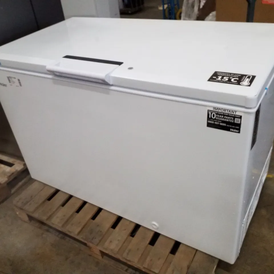 HAIER HCE420EK LOW FROST CHEST FREEZER - UNPROCESSED RAW RETURN