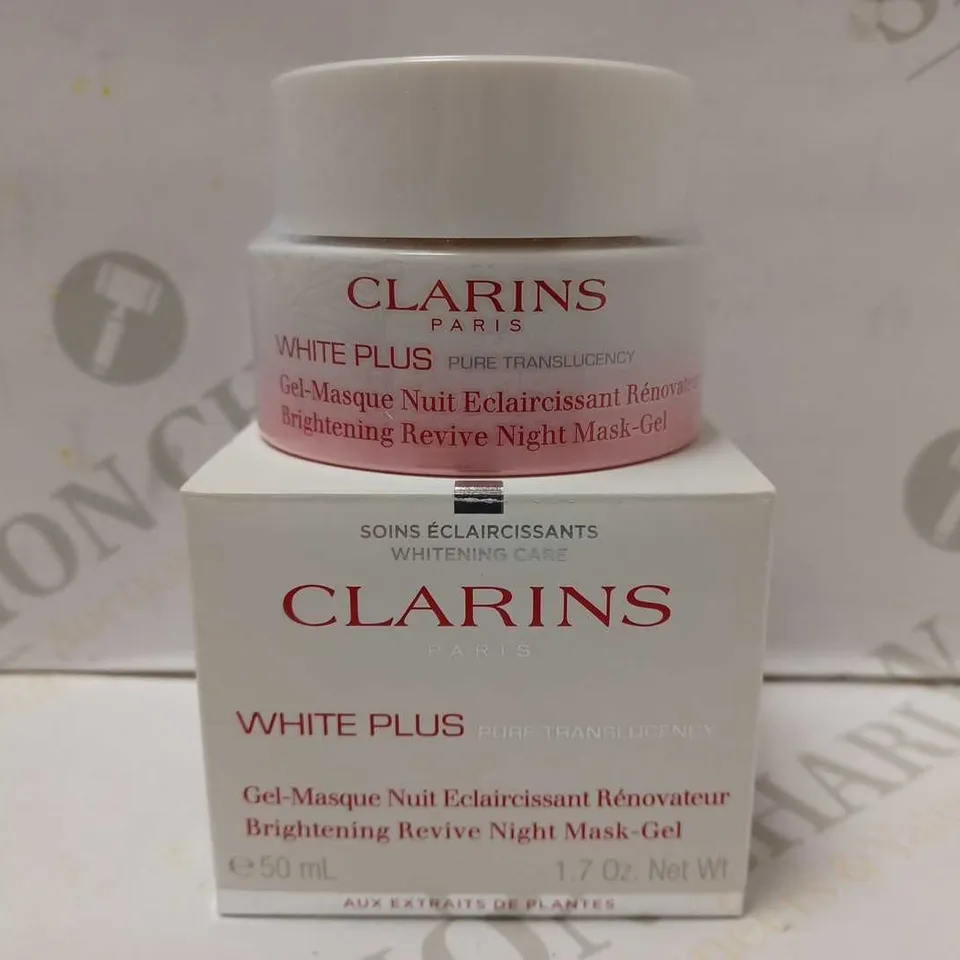 CLARINS WHITE PLUS BRIGHTENING REVIVE NIGHT MASK-GEL 50ML