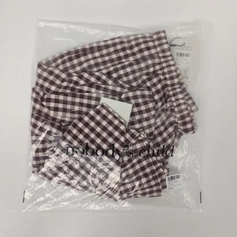BAGGED NOBODY'S CHILD SIA TROUSERS IN SOFTS RED SIZE UK 10