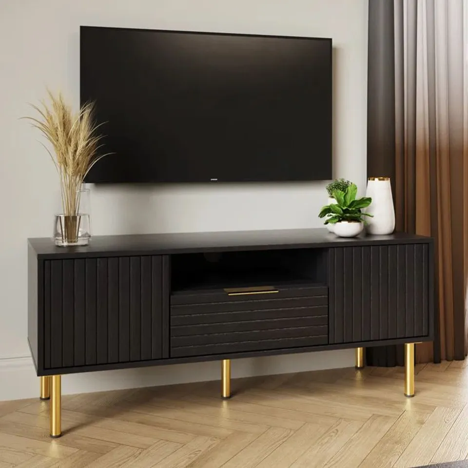 BOXED NERVATA LIVING TV STAND FOR TVS UP TO 55" (1 BOX)