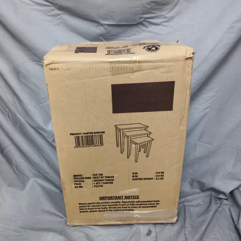 NEST OF TABLES β WALNUT FINISH