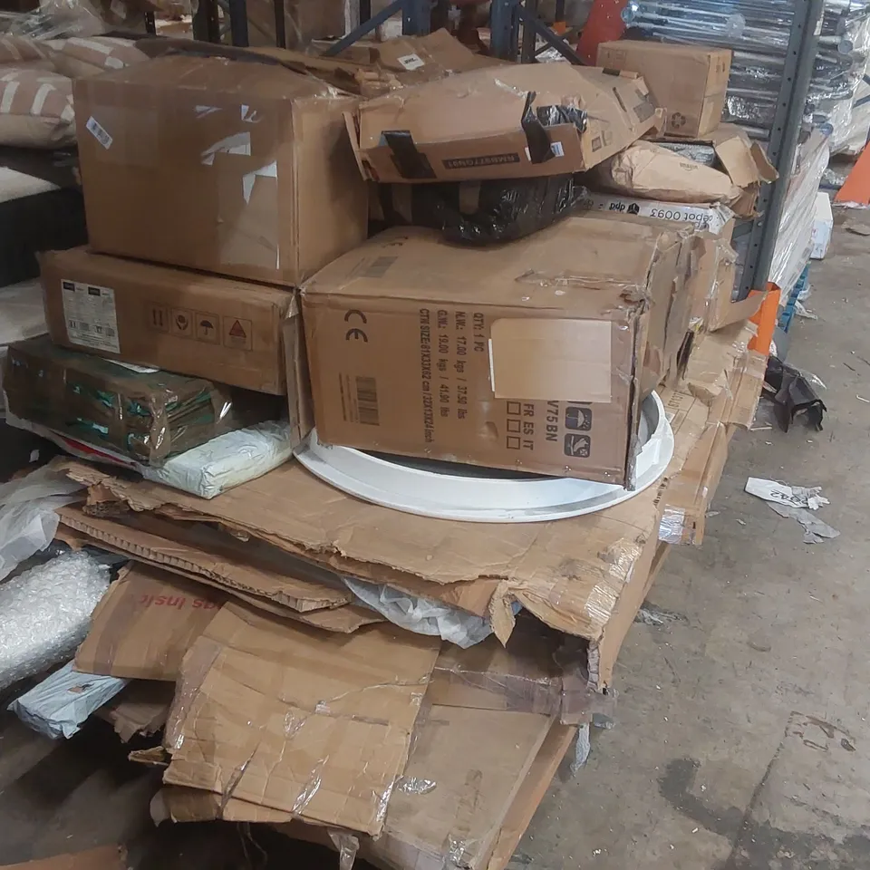 PALLET CONTAINING A VERY LARGE QUANTITY OF ASSORTED FURNITURE PARTS ECT 