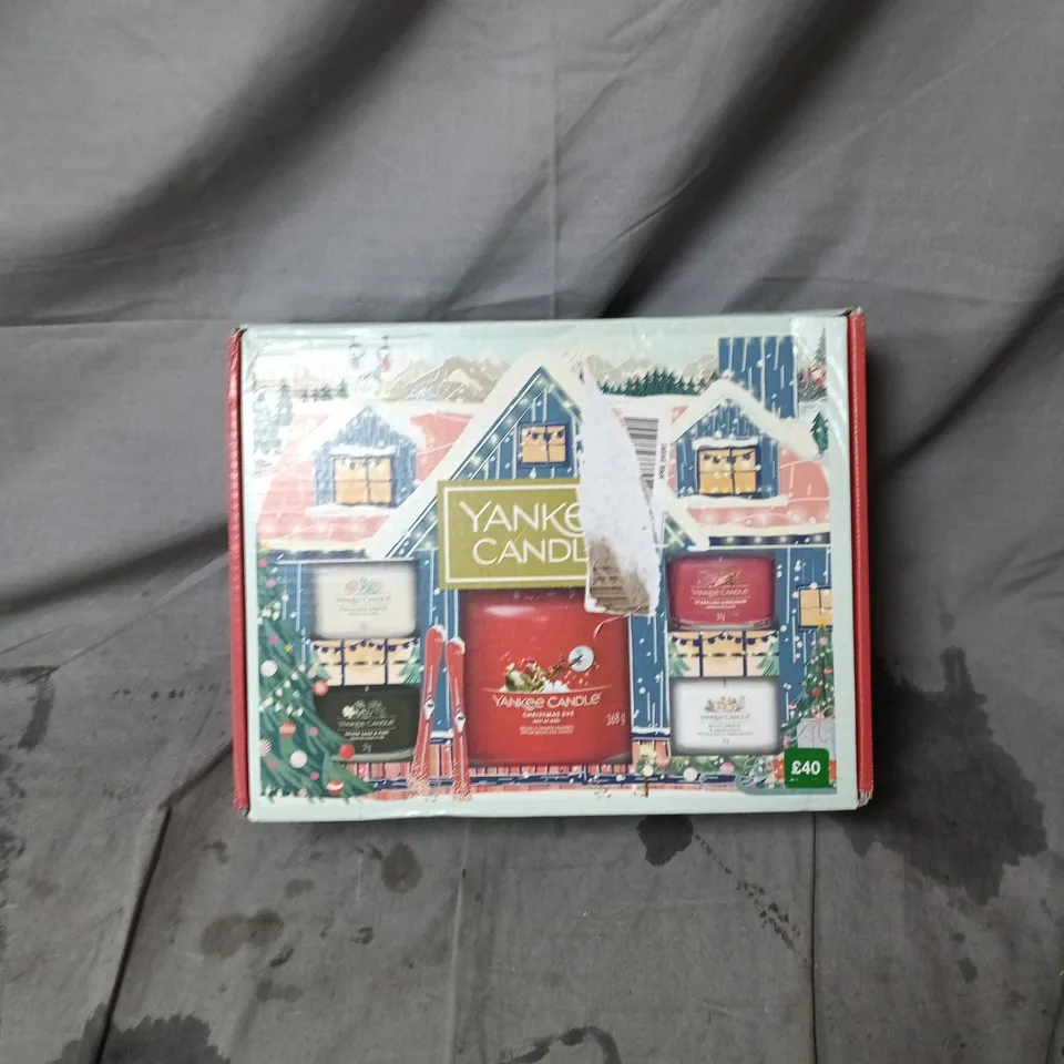 YANKEE CANDLE ADVENT CALENDAR GIFT SET – SIX-PIECE SCENTED CANDLES