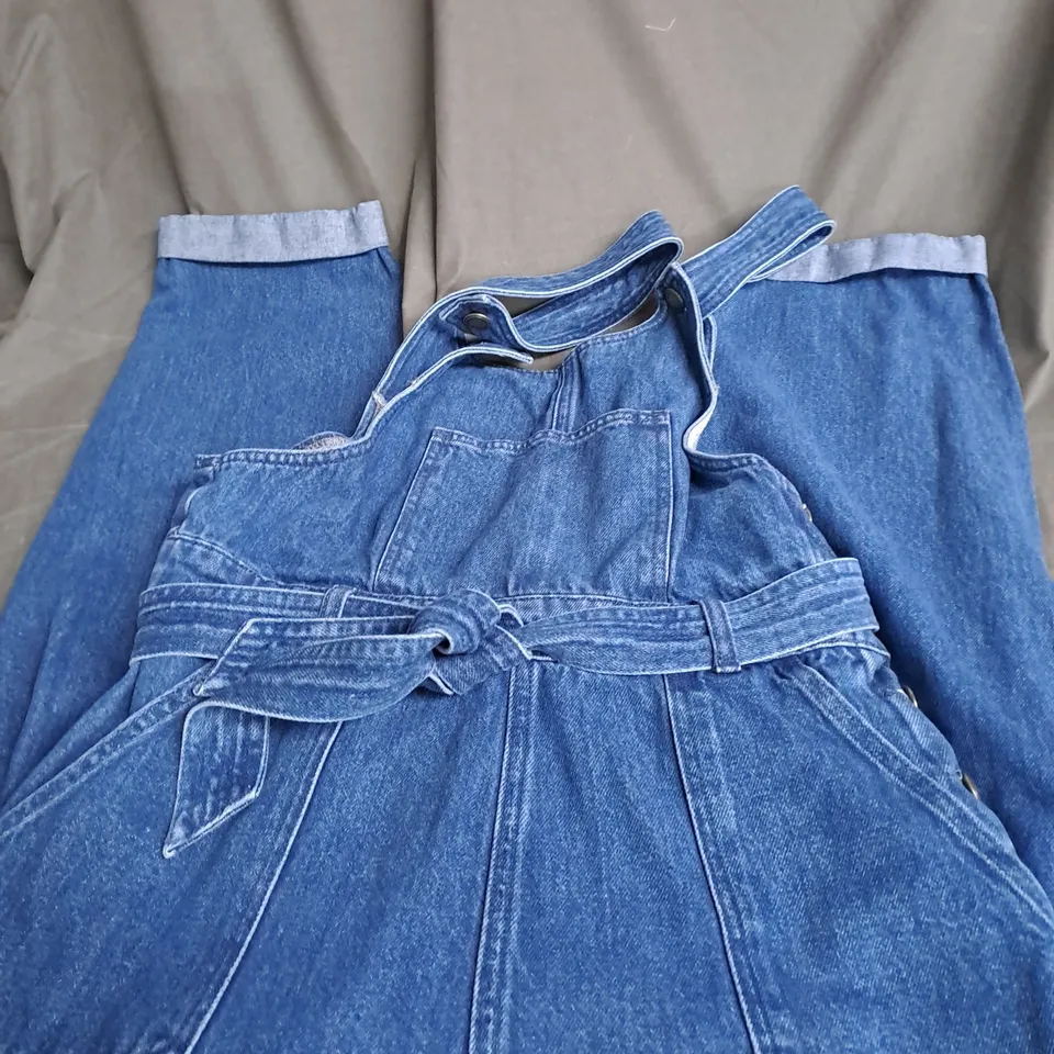 OLIVER BONAS LADIES DENIM DUNGAREES BLUE SIZE 12