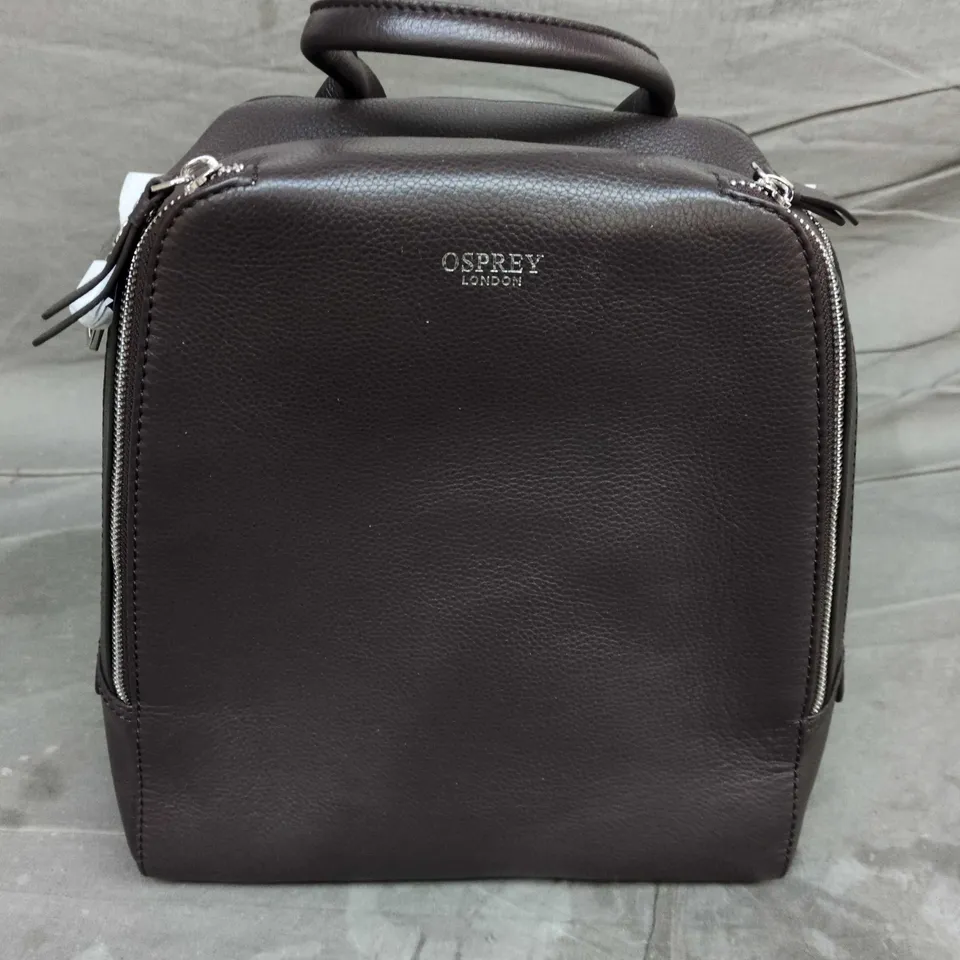 OSPREY LONDON THE OXFORD BACKPACK – CHOCOLATE LEATHER
