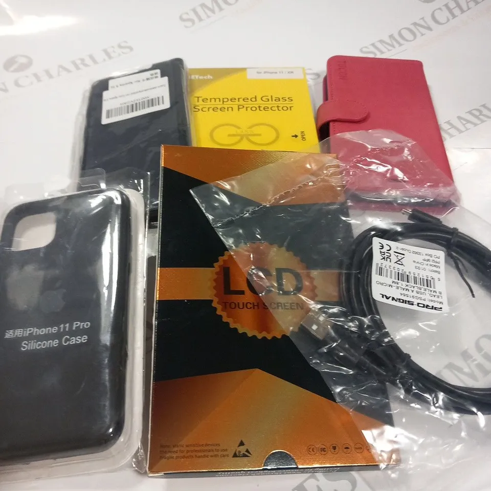 LARGE QUANTITY OF ASSORTED MOBILE PHONE ACCESSORIES TO INCLUDE; SCREEN PROTECTORS, CHARGERS AND CASES