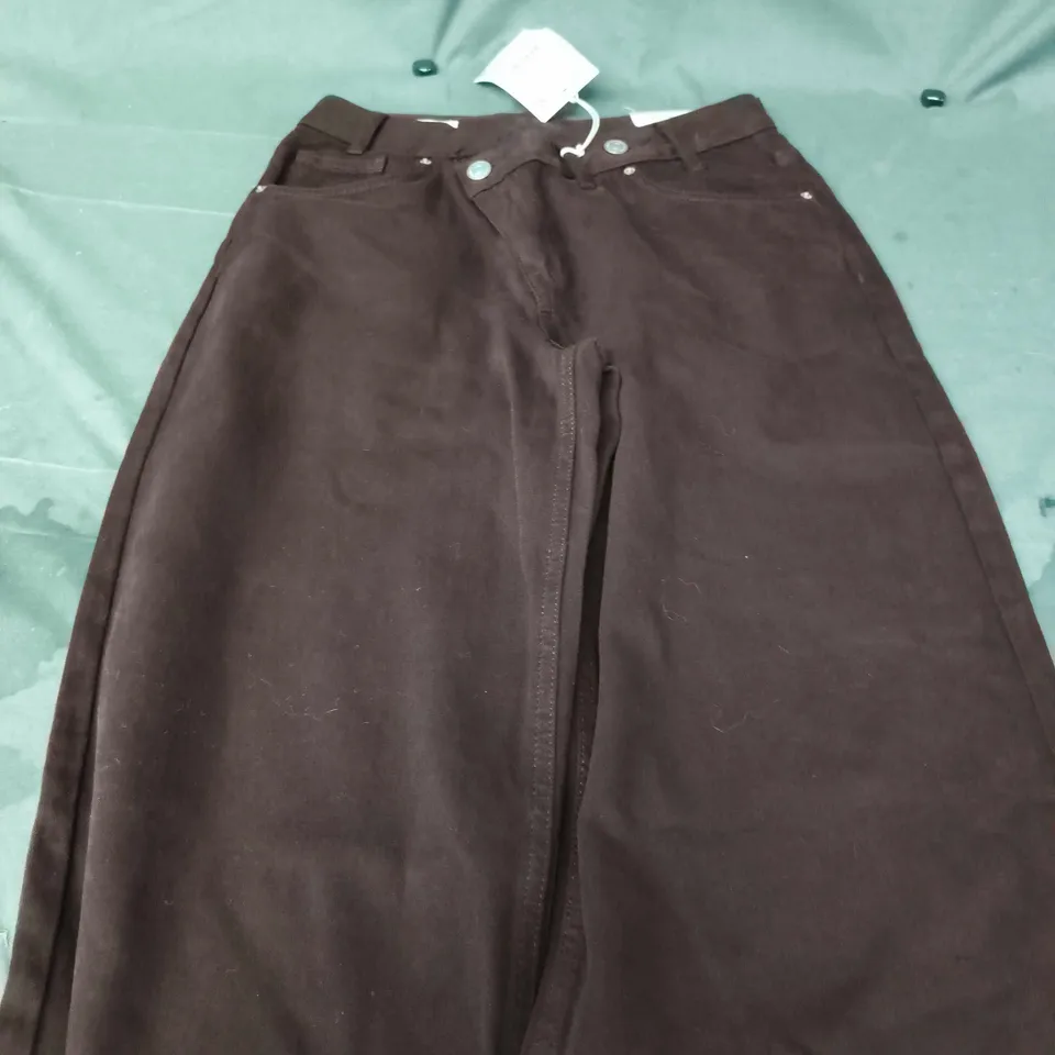 PULL&BEAR WOMEN'S BROWN TROUSERS - UK 8