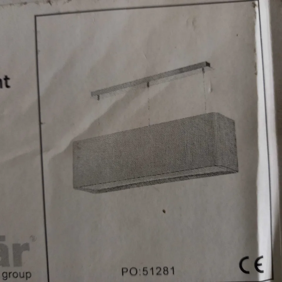 BRAND NEW DAL LIGHTING SOFIA TAUPE RIBBON PENDANT LIGHT SHADE - COLLECTION ONLY