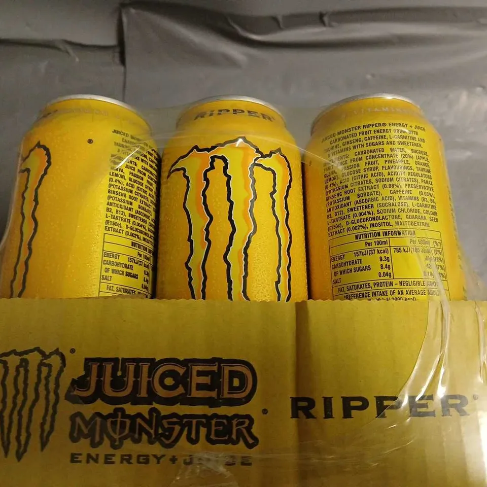 12-CAN PACK OF 500ML MONSTER RIPPER