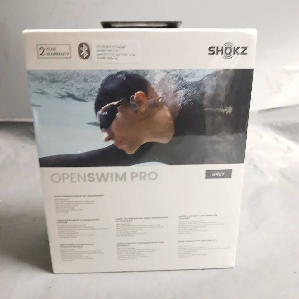 SEALED SHOKZ OPENSWIM PRO BONE CONDUCTION SPORTS HEADPHONES