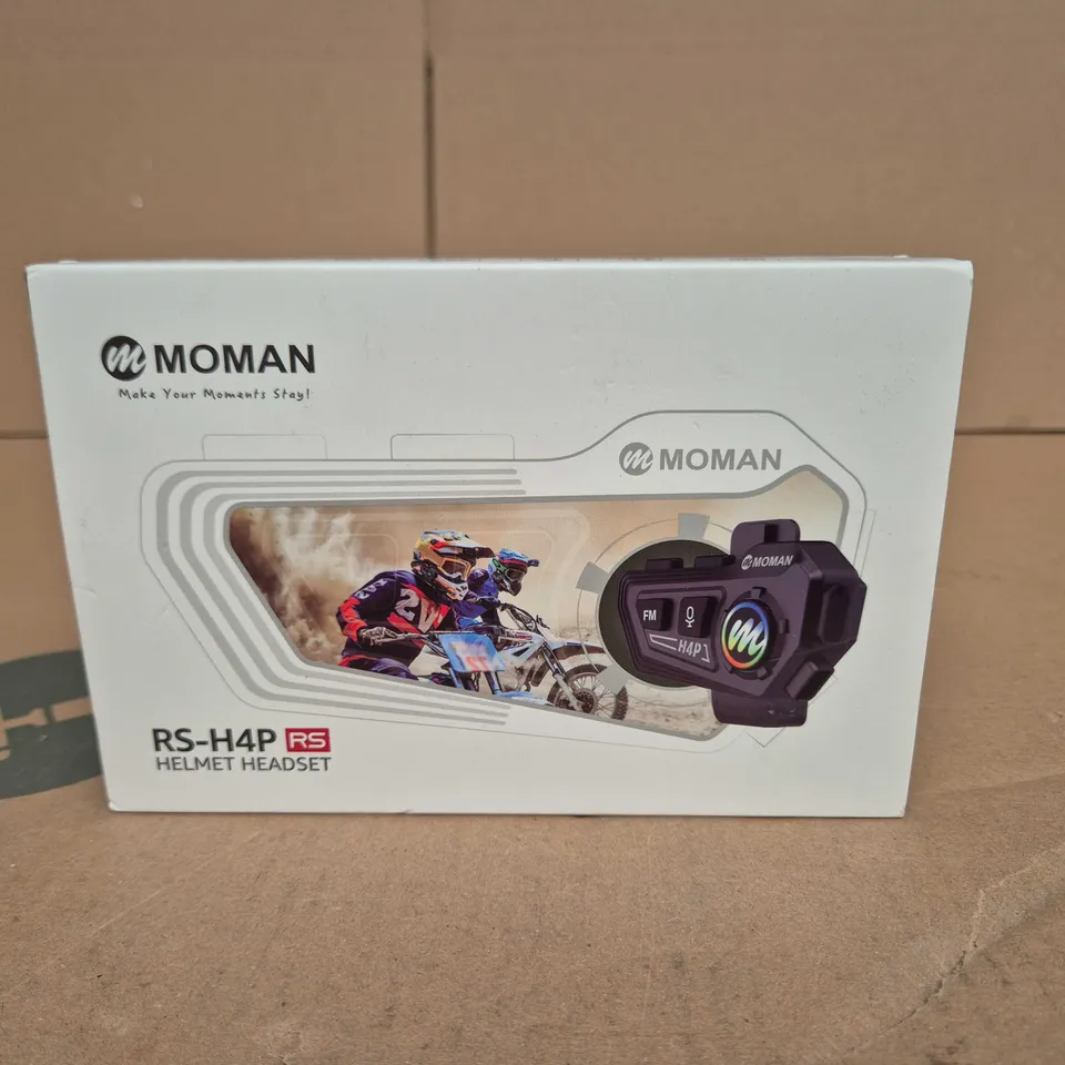 MOMAN RS-H4P HELMET HEADSET – BOXED