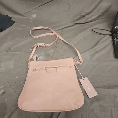 FIORELLI PINK PEBBLED LEATHER SHOULDER/CROSSBODY BAG