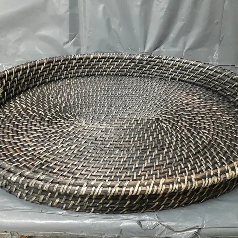 RATTAN OVAL TRAY