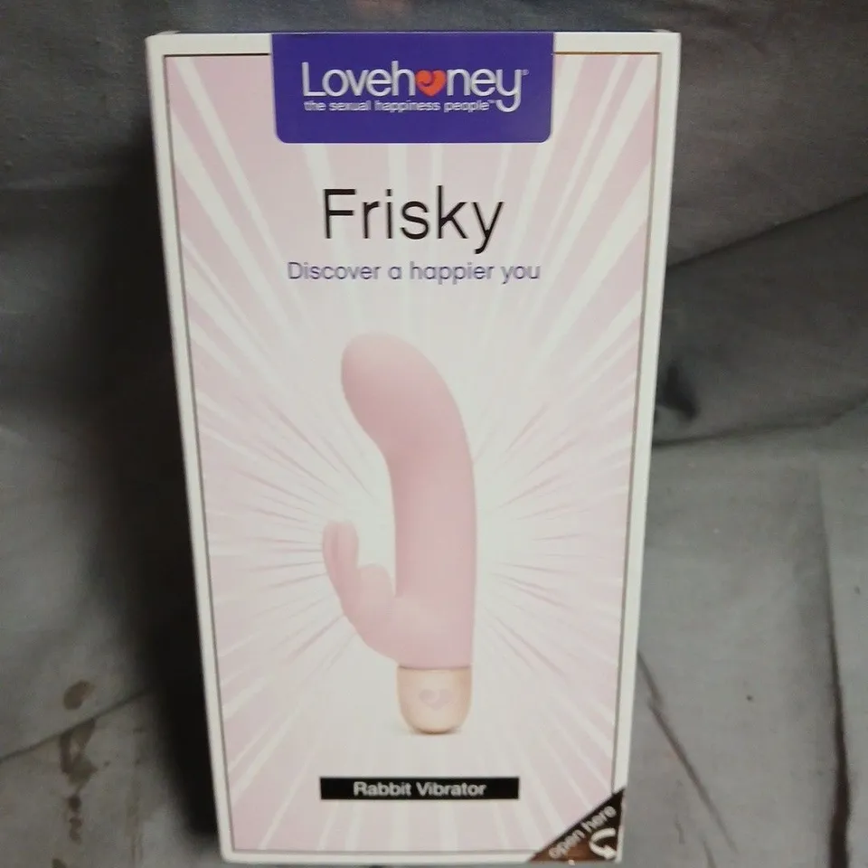 LOVEHONEY FRISKY RABBIT VIBRATOR – PINK