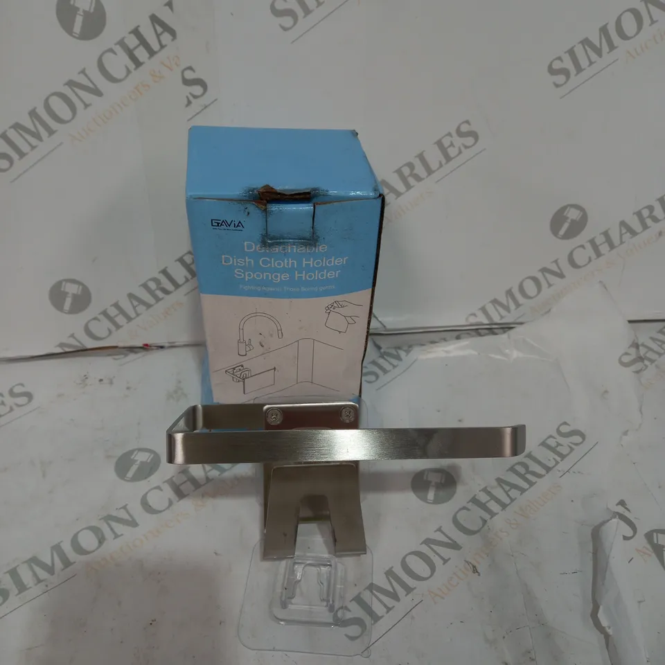BOXED STAINLESS STEEL DISH CLOTH HOLDER