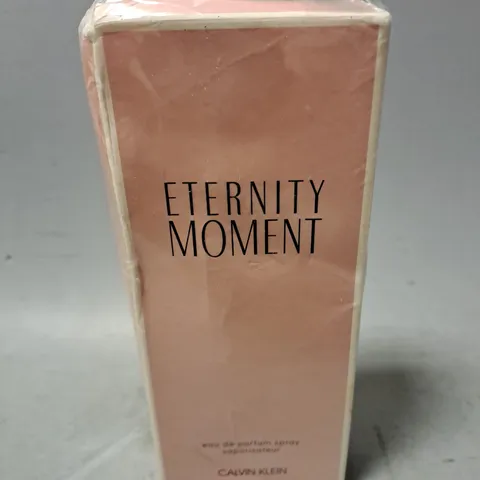 BOXED AND SEALED ETERNITY MOMENT EAU DE PARFUM CALVIN KLEIN 100ML