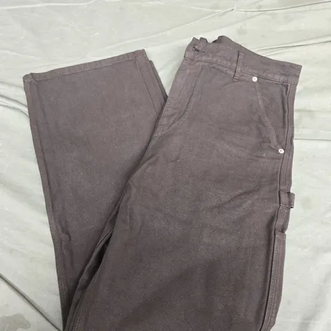 VELOUR GARMENTS CARPENTER JEANS IN CHOCOLATE - MEDIUM