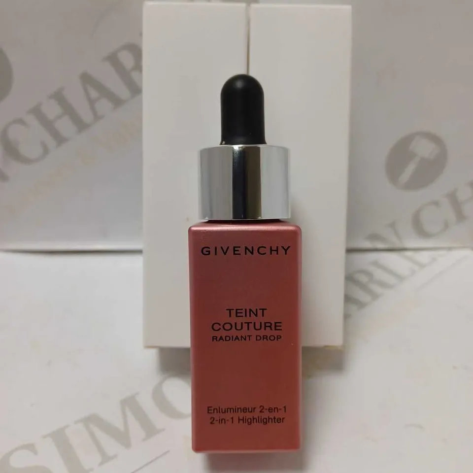 LOT OF 2 GIVENCHY TEINT COUTURE RADIANT DROP HIGHLIGHTERS - 01 RADIANT PINK 