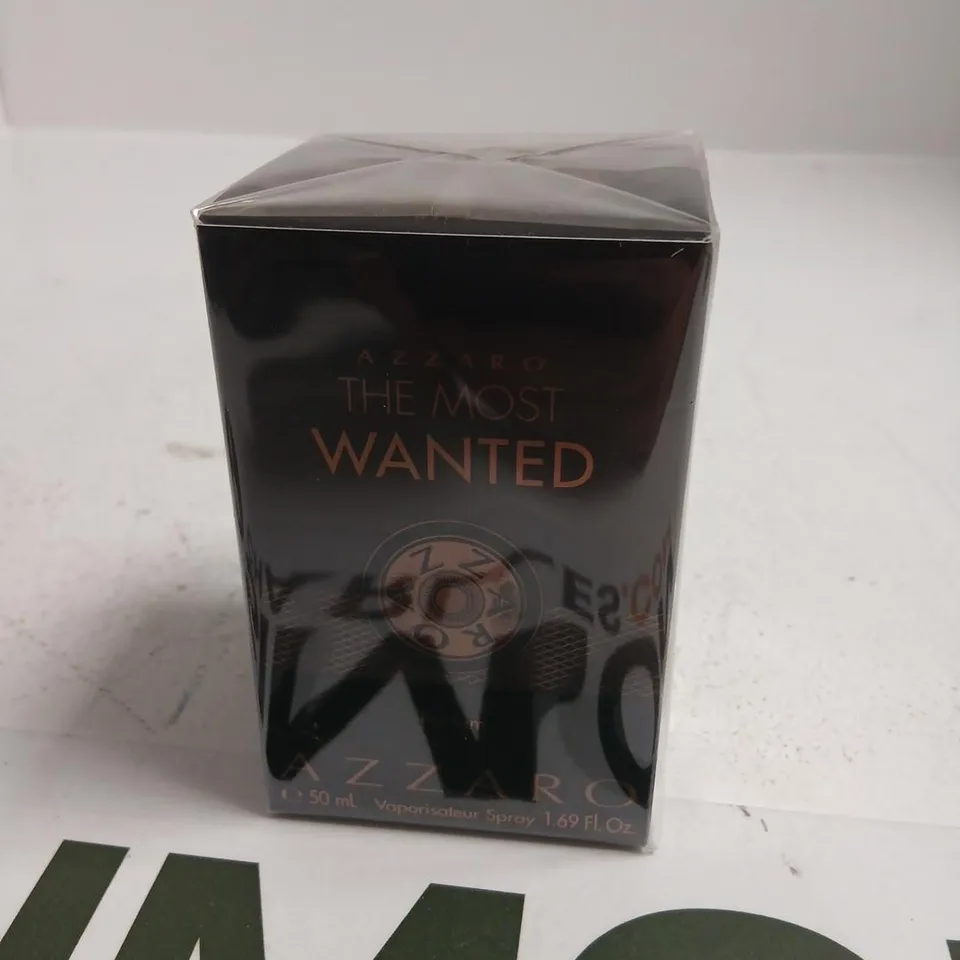 BOXED AND SEALED AZZARO THE MOST WANTED PARFUM 50ML