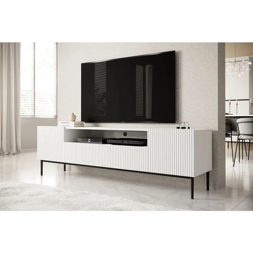 BOXED ALISSONE TV STAND FOR TV'S UP TO 55" (3 BOXES)