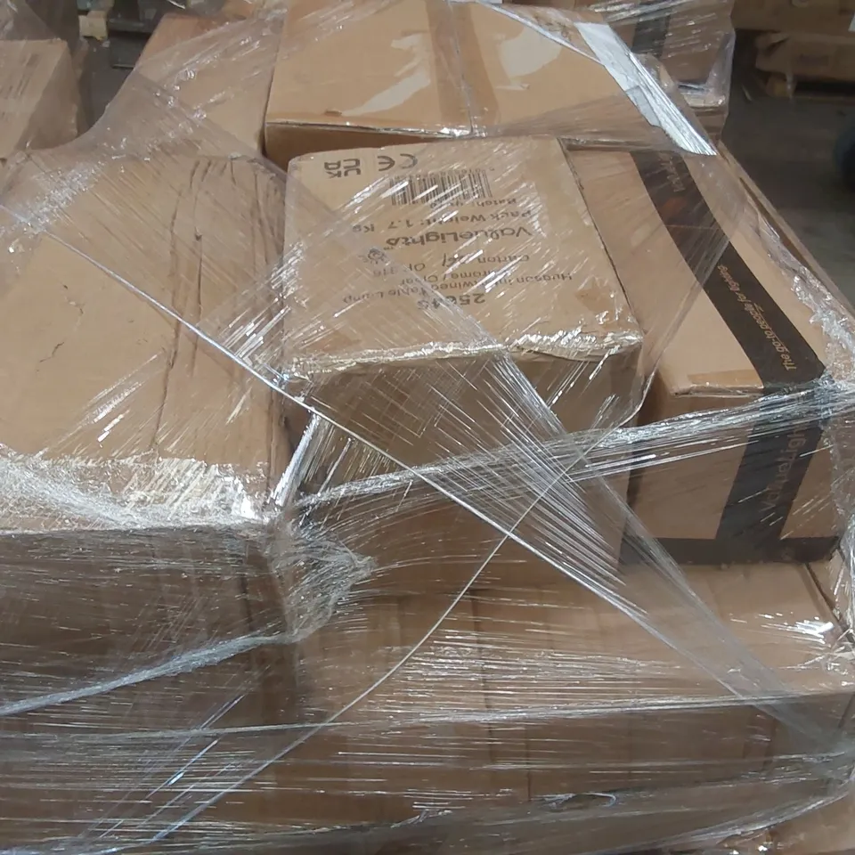 PALLET CONTAINING A VERY LARGE QUANTITY OF ASSORTED LIGHTING PRODUCTS