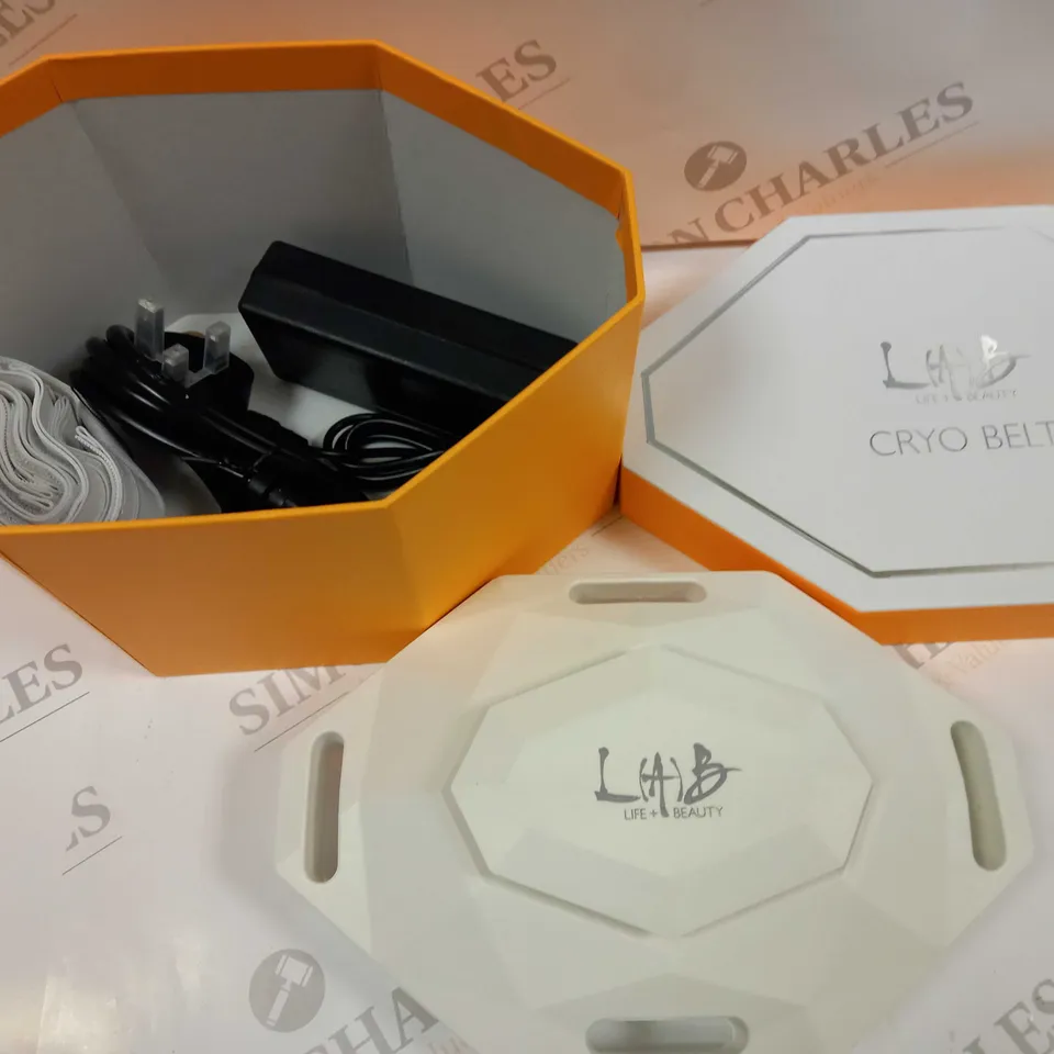 BOXED LAB CRYO BELT WITH EMS AND RED LED LIGHT