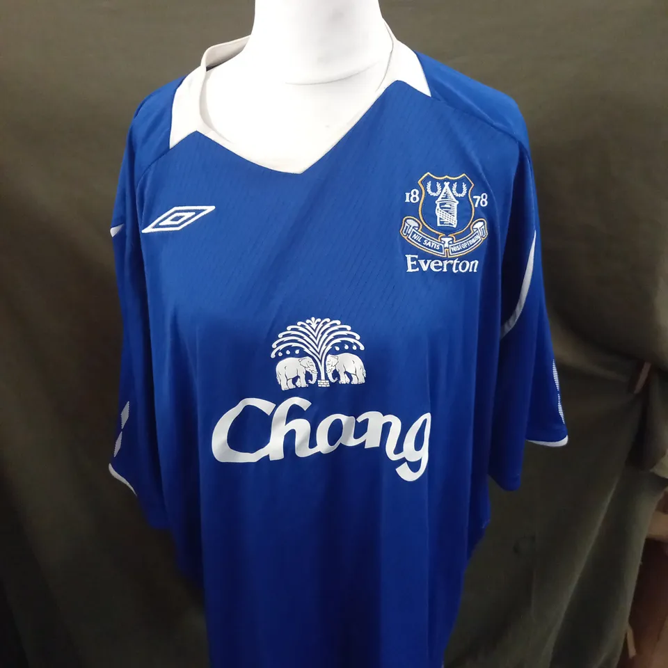 EVERTON FC HOME SHIRT SIZE 4XL