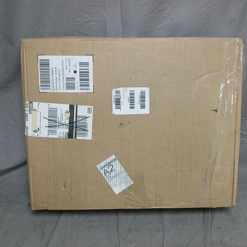 CORA 2 DRAWER BEDSIDE CHEST