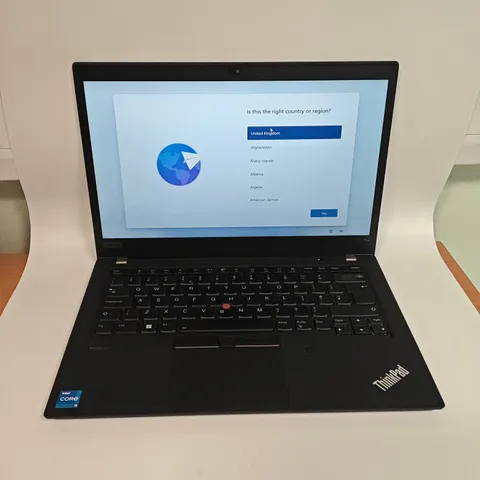 UNBOXED LENOVO THINKPAD T14 GEN 2 INTEL CORE I5 LAPTOP IN BLACK 
