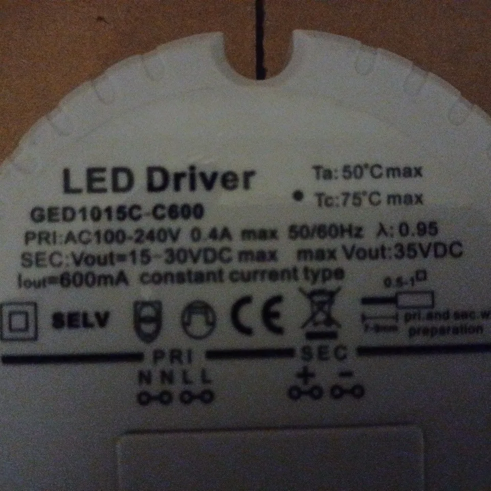 BRAND NEW ROUND 175MM 15W LED DOWNLIGHT 6400K