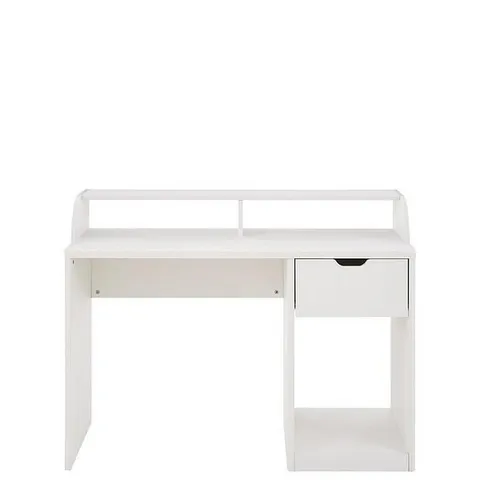 BOXED ASPEN GAMING DESK - WHITE OAK - COLLECTION ONLY
