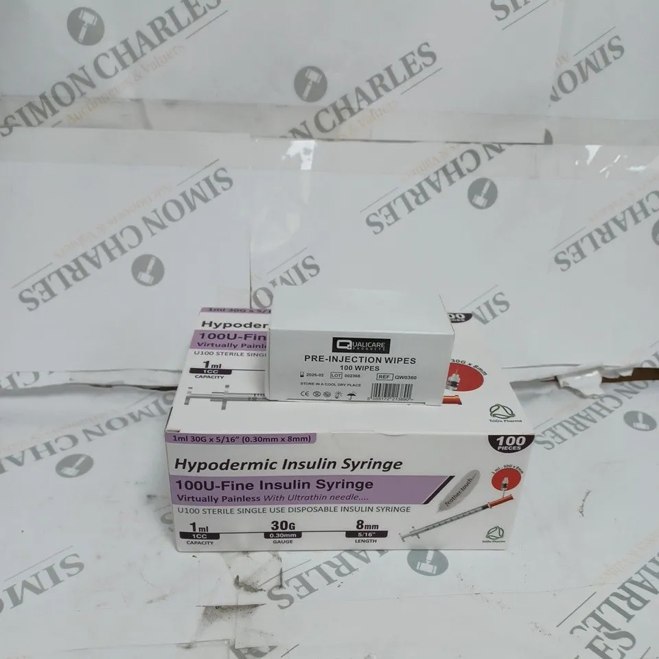 SEALED 100U - FINE INSULIN SYRINGE 