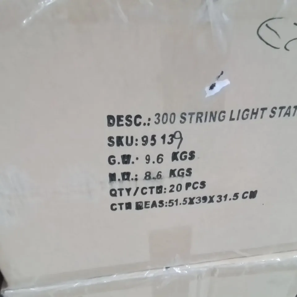 BOXED 300 STRING LIGHT STATIC BLUE APPROXIMATELY 300