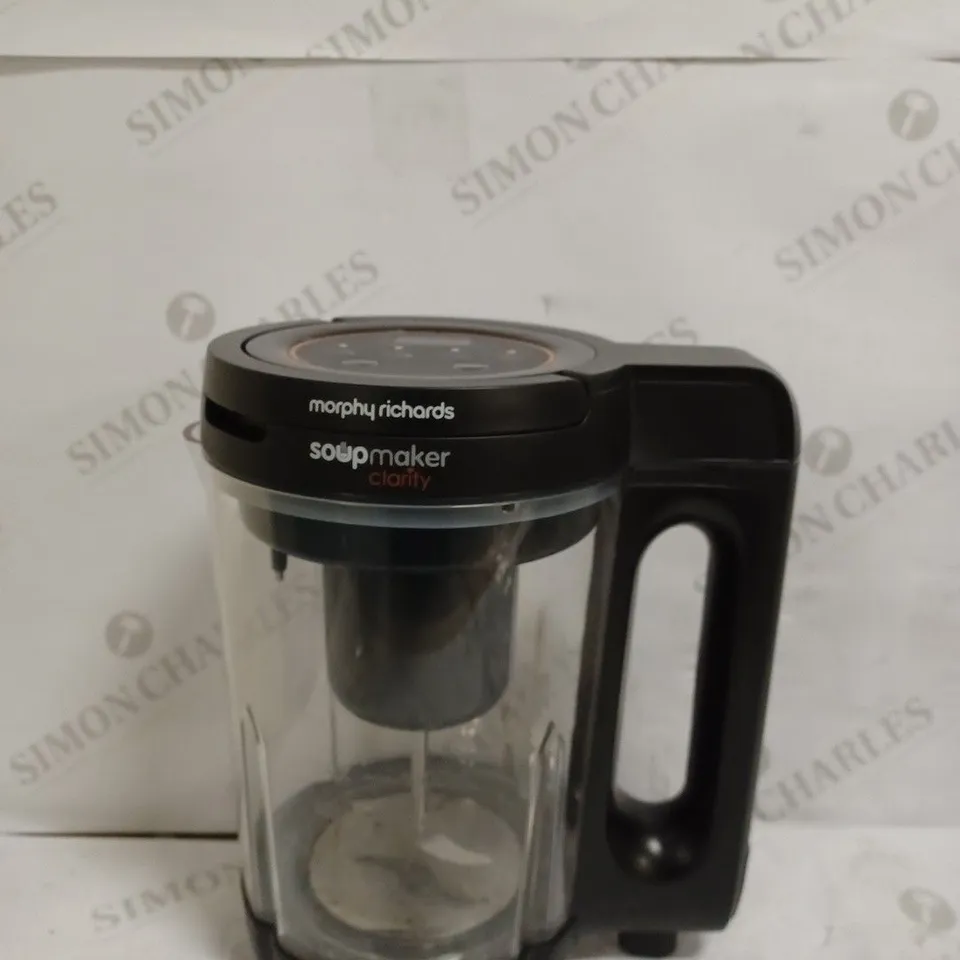 MORPHY RICHARDS CLARITY SOUP MAKER
