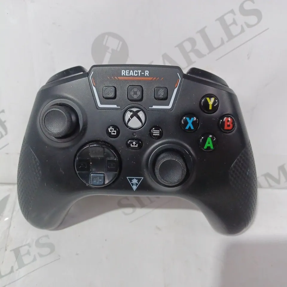 BOXED TURTLE BEACH REACT-R WIRED CONTROLLER DESIGNED FOR XBOX