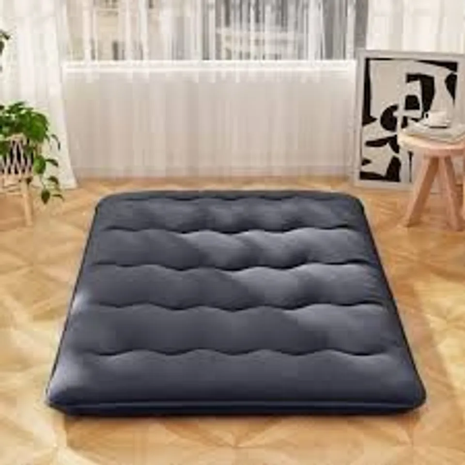 BOXED COSTWAY JAPANESE FLOOR MATTRESS WITH WASHABLE COVER AND CARRY BAG - COMPACT DOUBLE