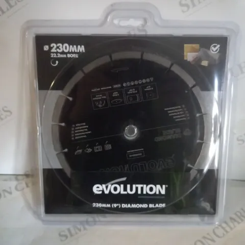 EVOLOUTION 230MM (9") DIAMOND BLADE