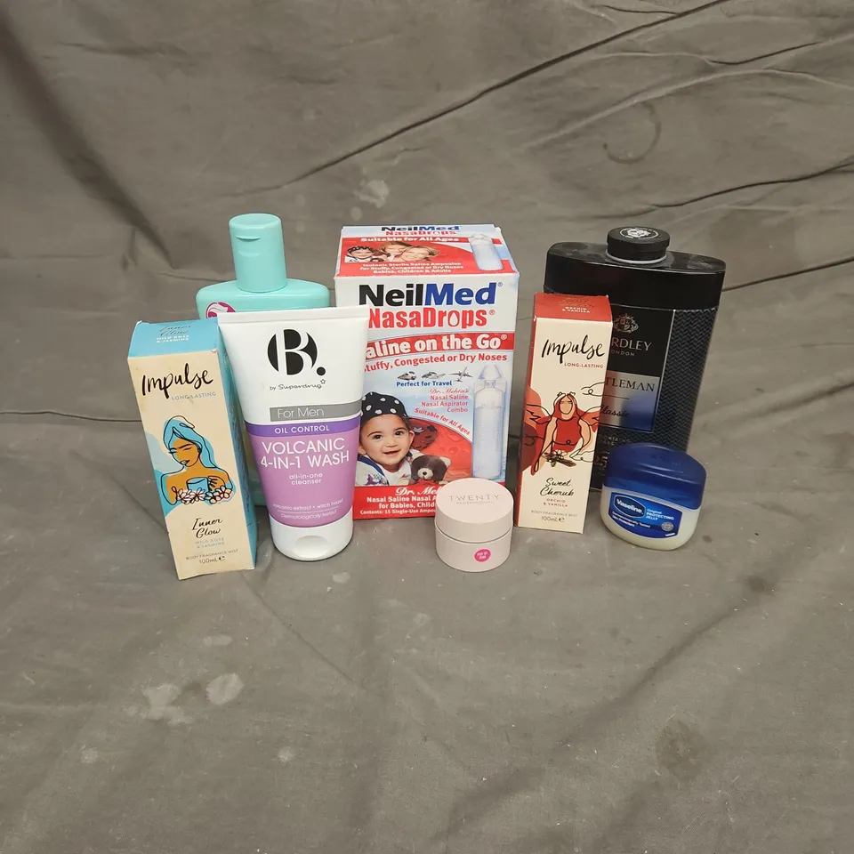 APPROXIMATEY 20 HEALTH AND BEAUTY PRODUCTS TO INCLUDE - IMPULSE BODY FRAGRANCE MIST - VASELINE - FENJAL BODY LOTION - ETC