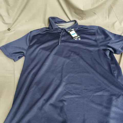 UNDER ARMOUR NAVY BLUE POLO GOLF TEE SIZE XL