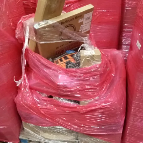 PALLET OF ASSORTED HOUSEHOLD GOODS AND PRODUCTS TO INCLUDE; LEGO, SMART BATHROOM MIRROR, FAST OPEN TENT ETC